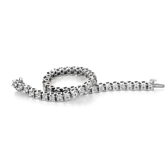 1/2 CTW Diamond 8-inch Tennis Bracelet in 10KT White Gold