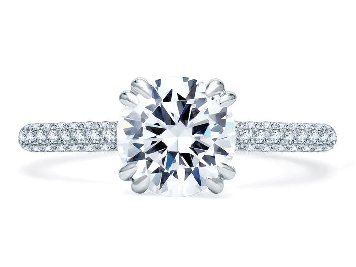 A. JAFFE Diamond Engagement Ring