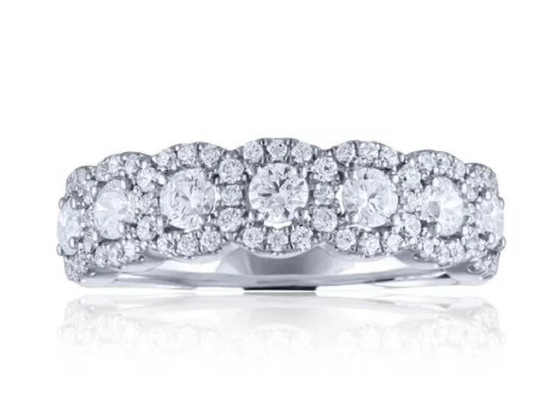 IMAGINE Diamond Halo Wedding Band