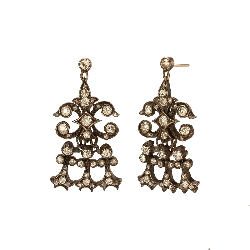 Vintage Short Gothic Earrings