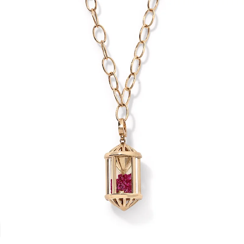 14K Yellow Gold / 24in / Ruby