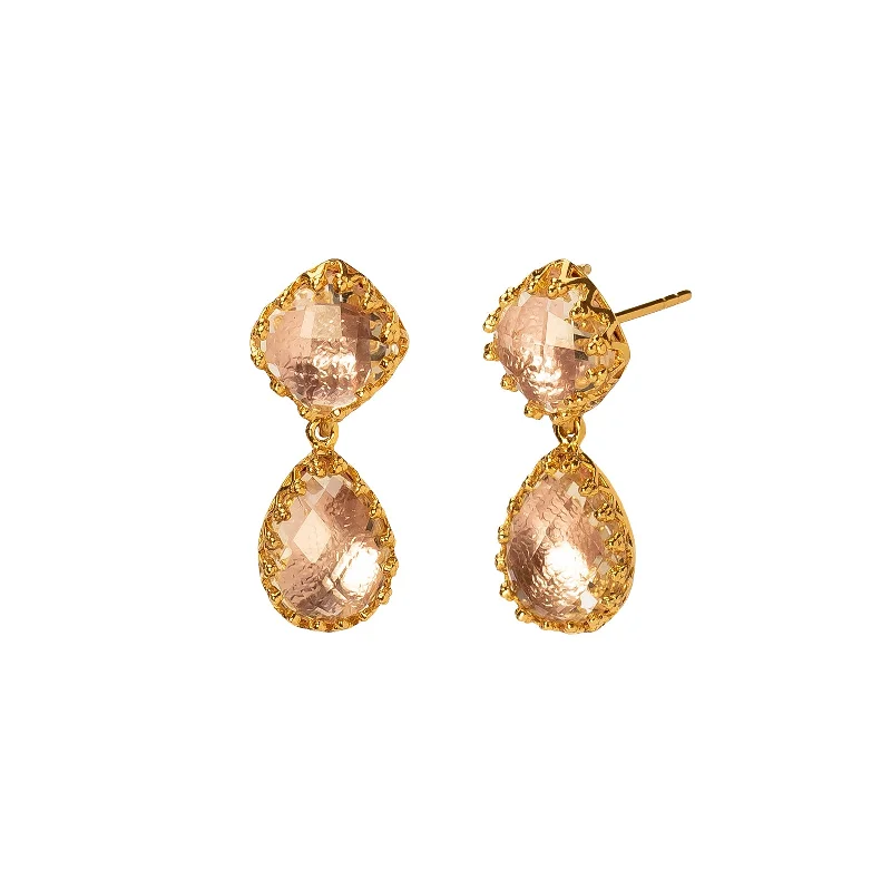 Jane Small Day Night Earrings - Blush