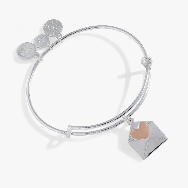 Love Letter Charm Bangle