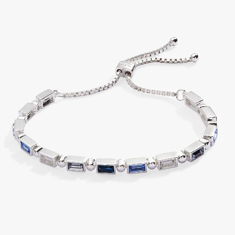 Ombre Crystal Bolo Bracelet