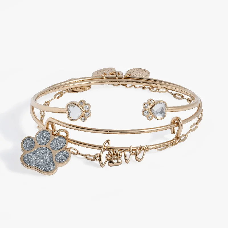 Paws of Love Bracelet Set of 3