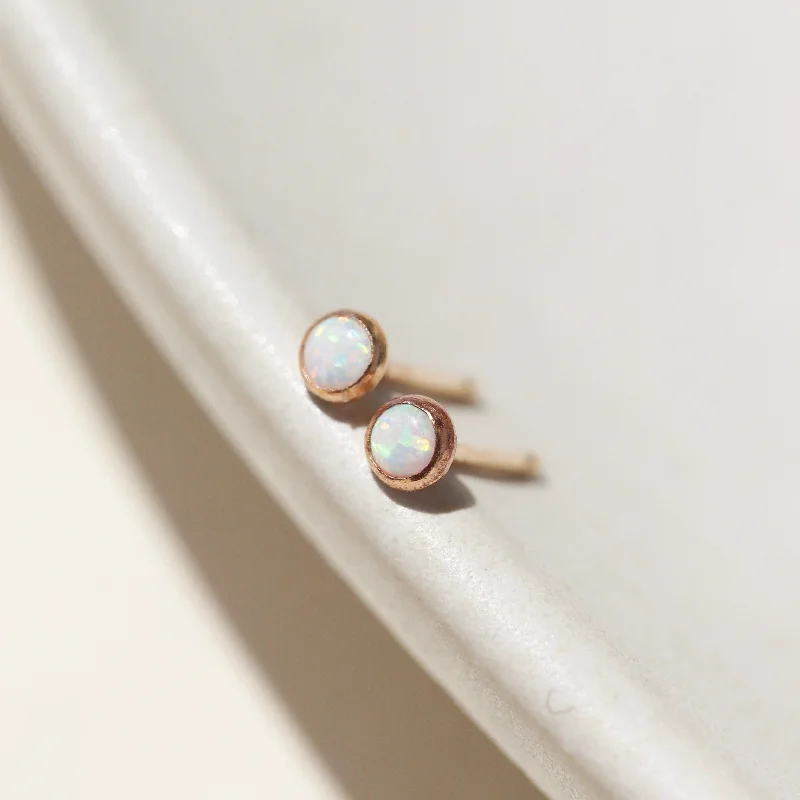 Petite Opal Studs