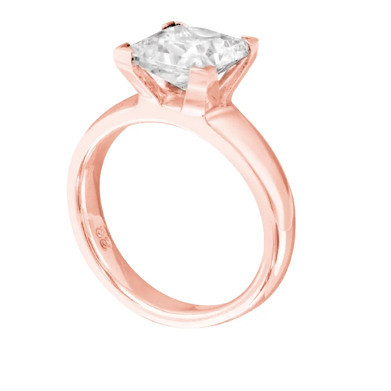 14k Rose Gold / Princess