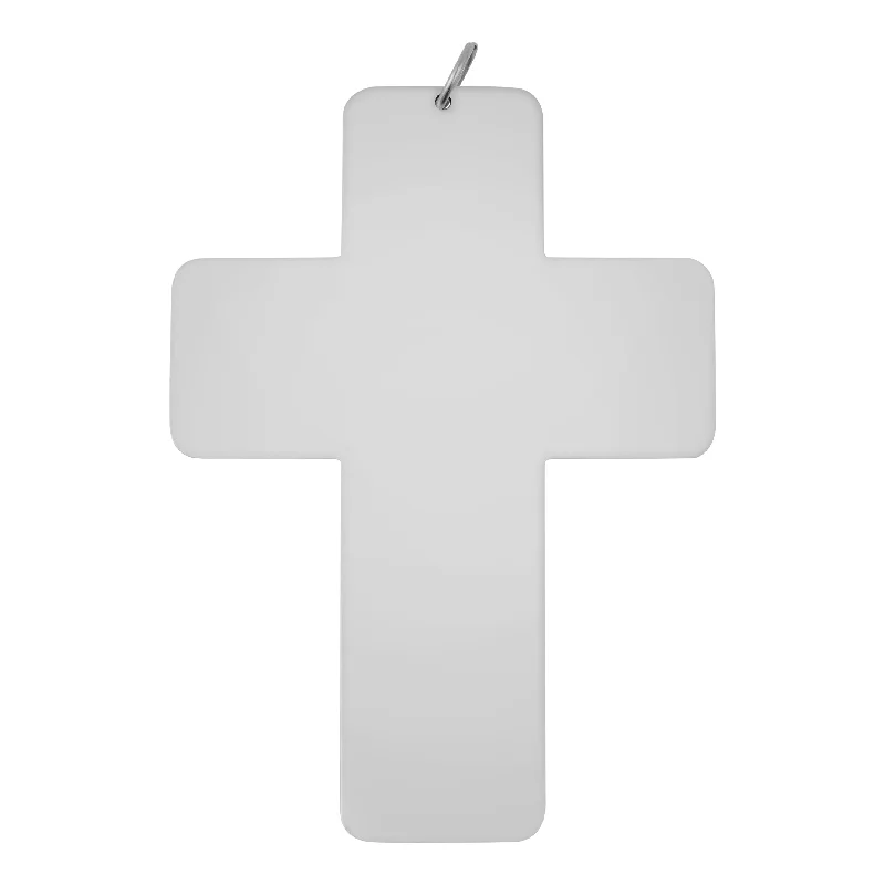 Stainless Steel Blank Cross Ornament / CTO1004