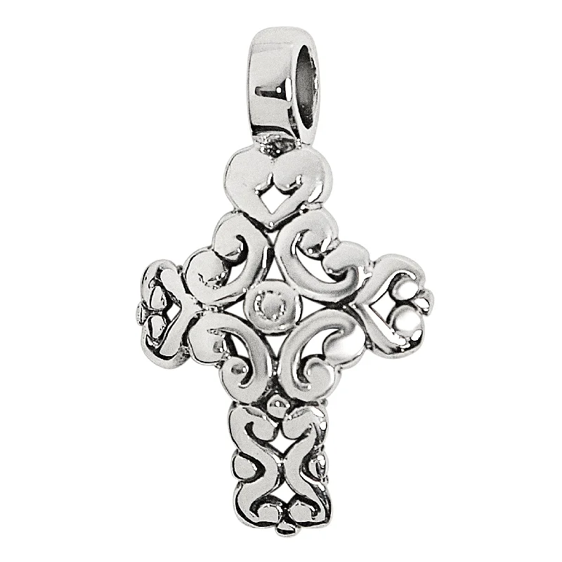 Sterling Silver Filigree Cross Pendant / SSP0069