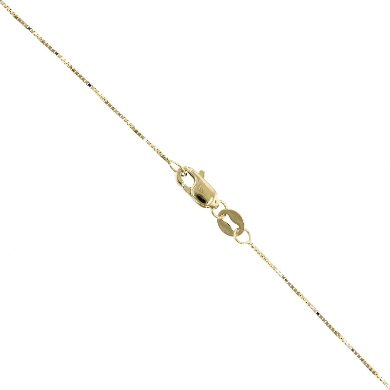 14K Yellow Gold Box Chain