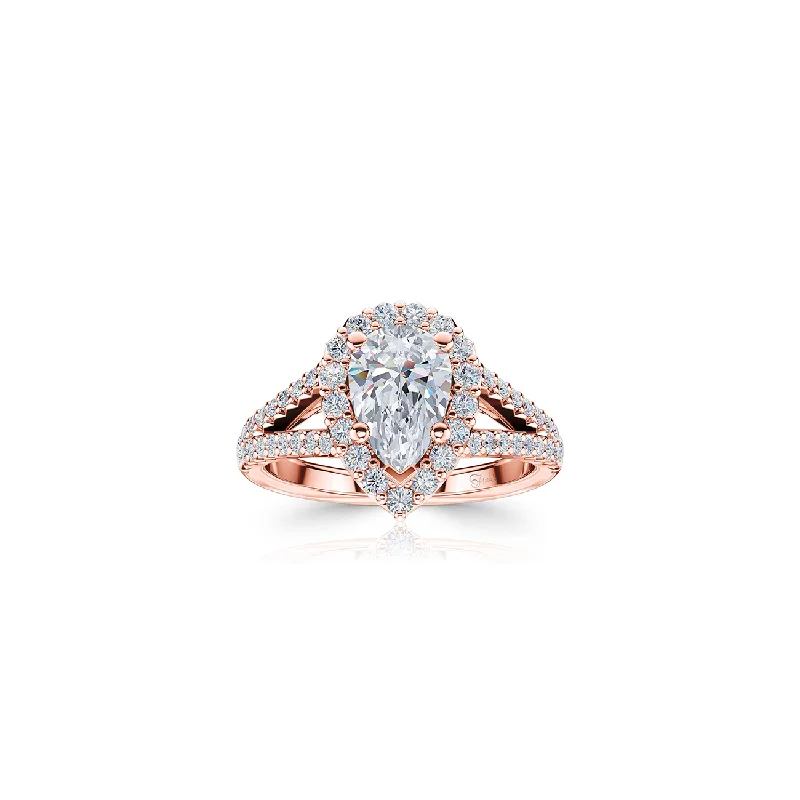 14K Rose Gold / .50ct