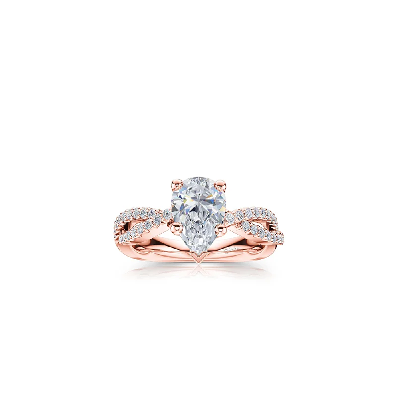 14K Rose Gold / .50ct