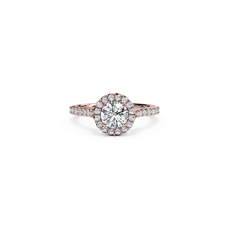 14K Rose Gold / .50ct / H-I Color SI1-SI2 Clarity