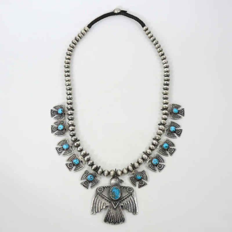 Turquoise Thunderbird Necklace