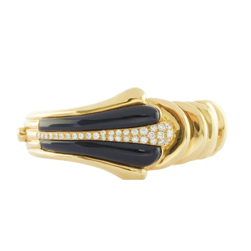 Van Cleef & Arpels Cuff - Onyx and Diamond