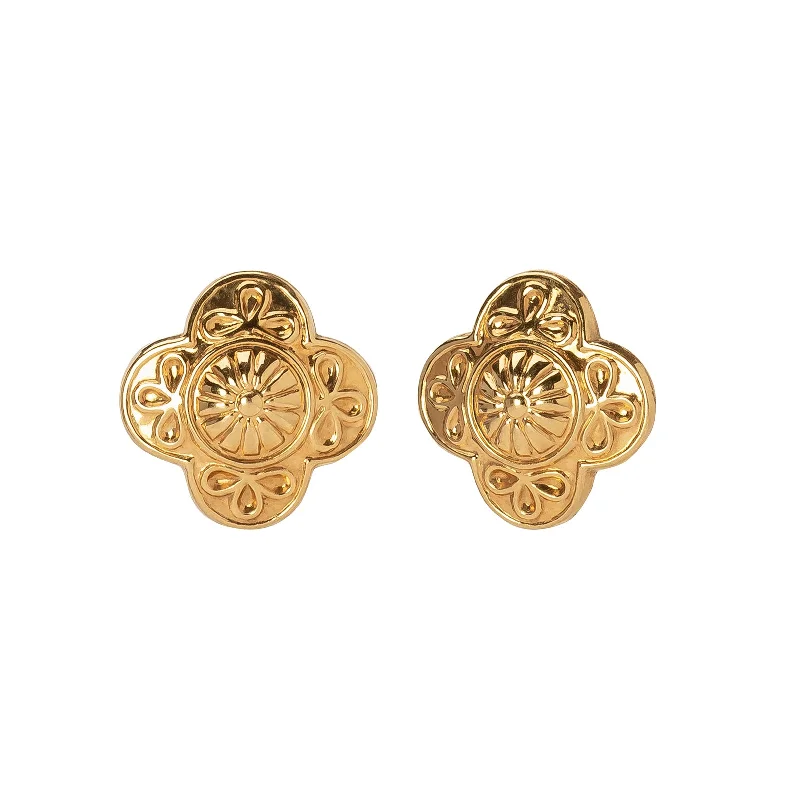 Trefoil Lobe Earrings