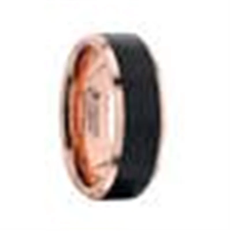 Hayden Rose Gold Plated Tungsten width 8mm ring size 10.5