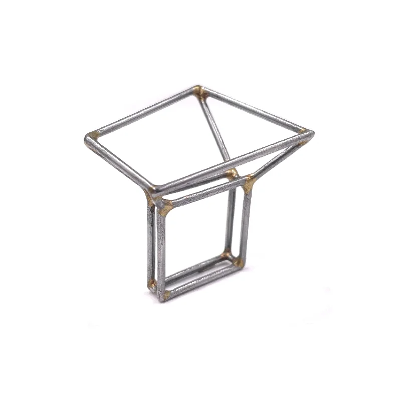 Medium Foundation Trapezoid Ring